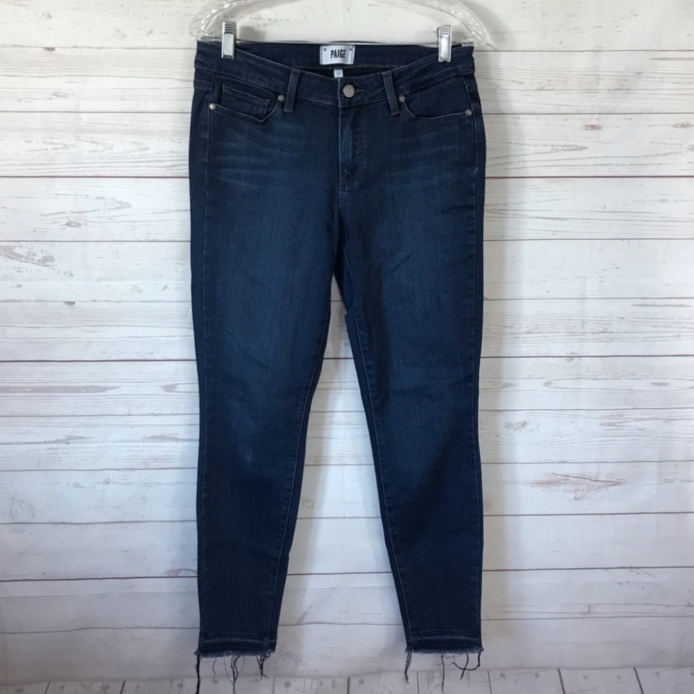 Like New Paige Sebastian Verdugo Raw Hem Jeans